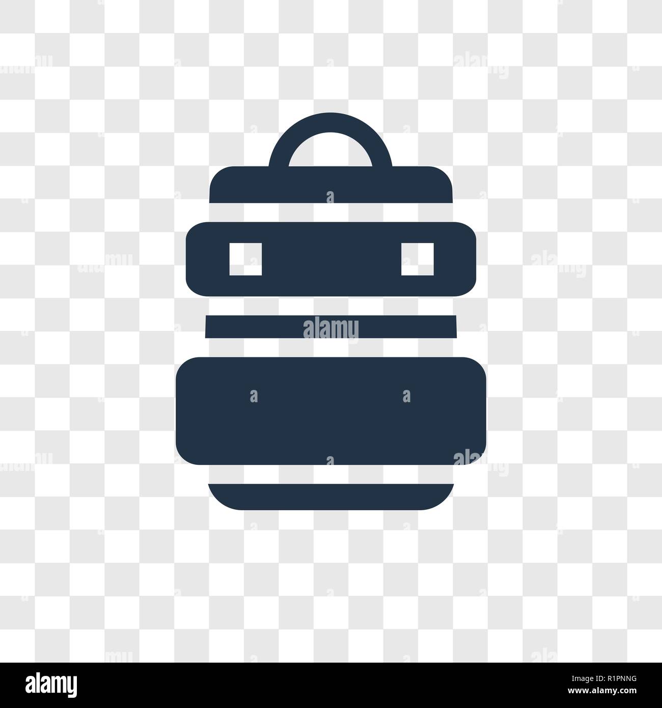 Hiking vector icon isolated on transparent background, Hiking ...