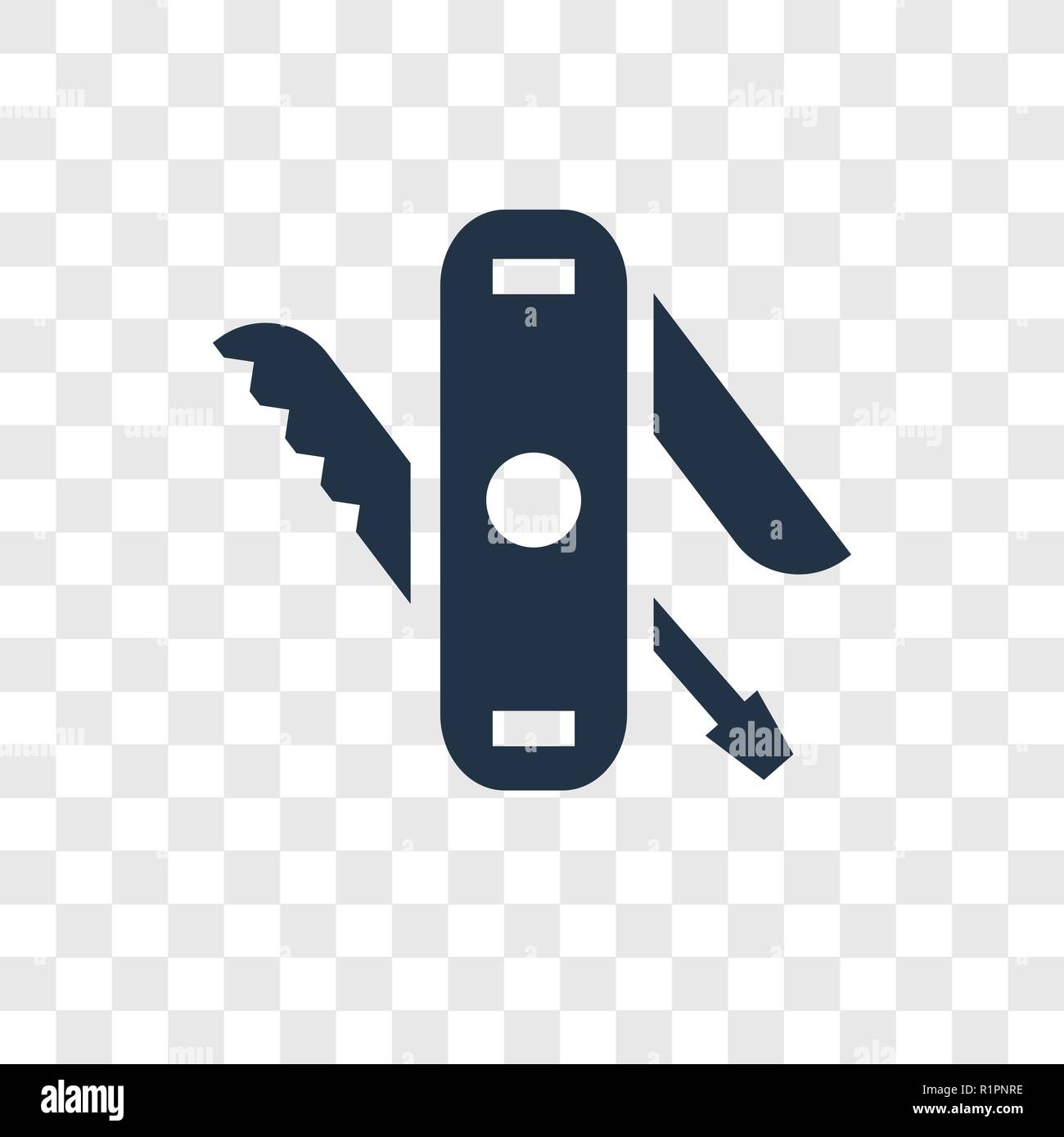 Multitool vector icon isolated on transparent background, Multitool transparency logo concept Stock Vector