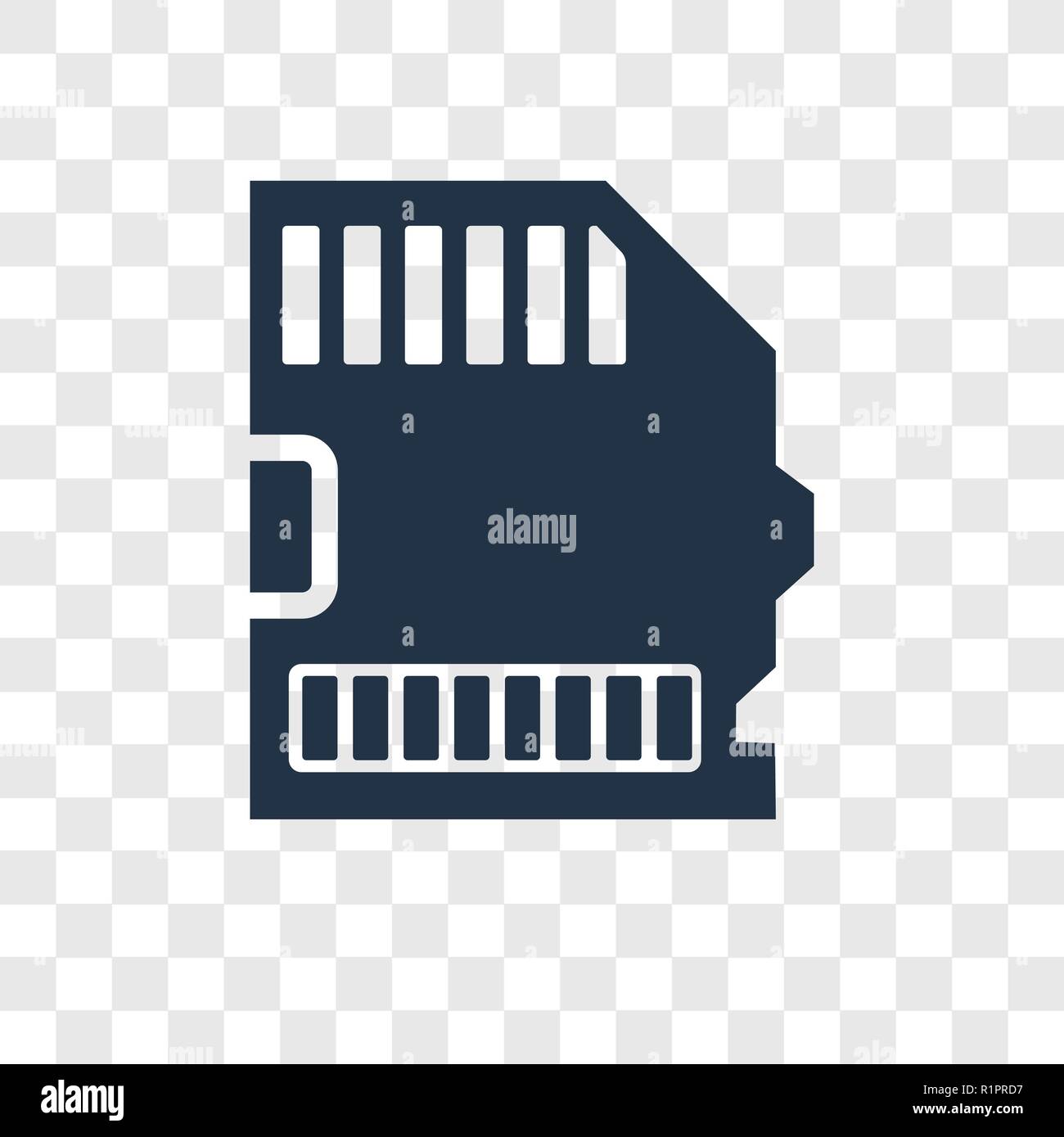 Big SD Card vector icon isolated on transparent background, Big SD Card  transparency logo concept Stock Vector Image & Art - Alamy