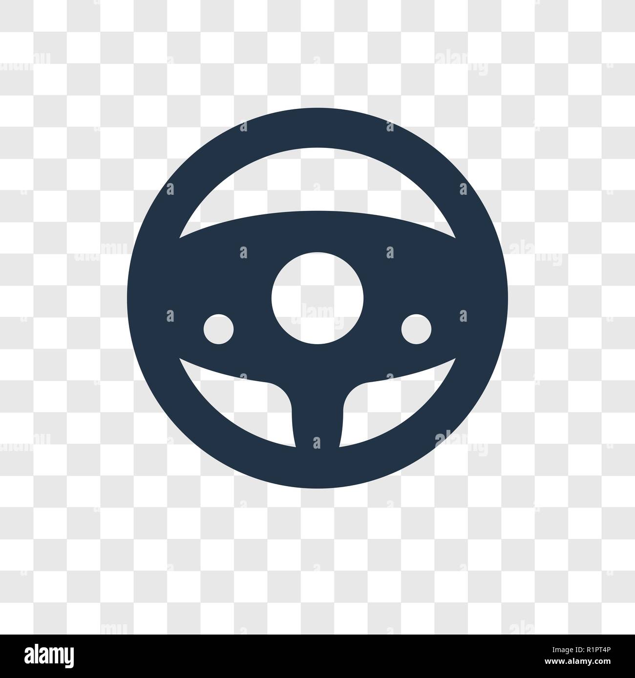 Chauffer vector icon isolated on transparent background, Chauffer transparency logo concept Stock Vector