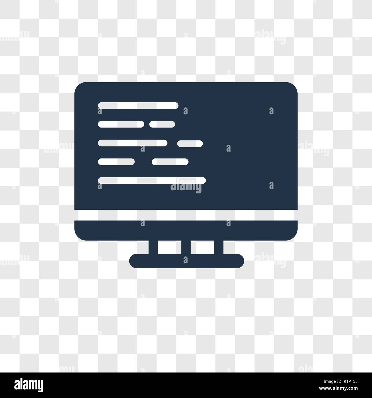 Programmer vector icon isolated on transparent background, Programmer ...