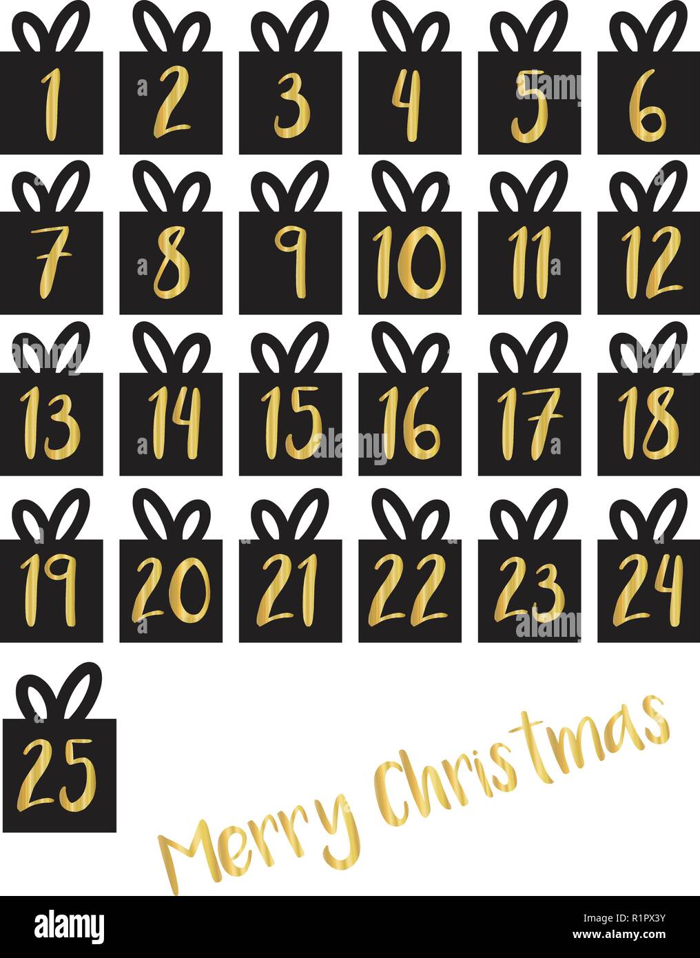 Gift box set gold foil numbers vector illustration. Advent calendar. Waiting for Christmas countdown Stock Vector Image & Art - Alamy gift-box-set-gold-foil-numbers-vector-illustration-advent-calendar-waiting-for-christmas-countdown-stock-vector-image-art-alamy