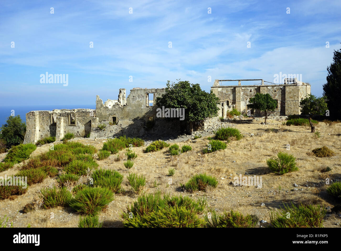Monastery of Sinai, Karsiyaka, Near Kyrenia, north Cyprus Stock Photo