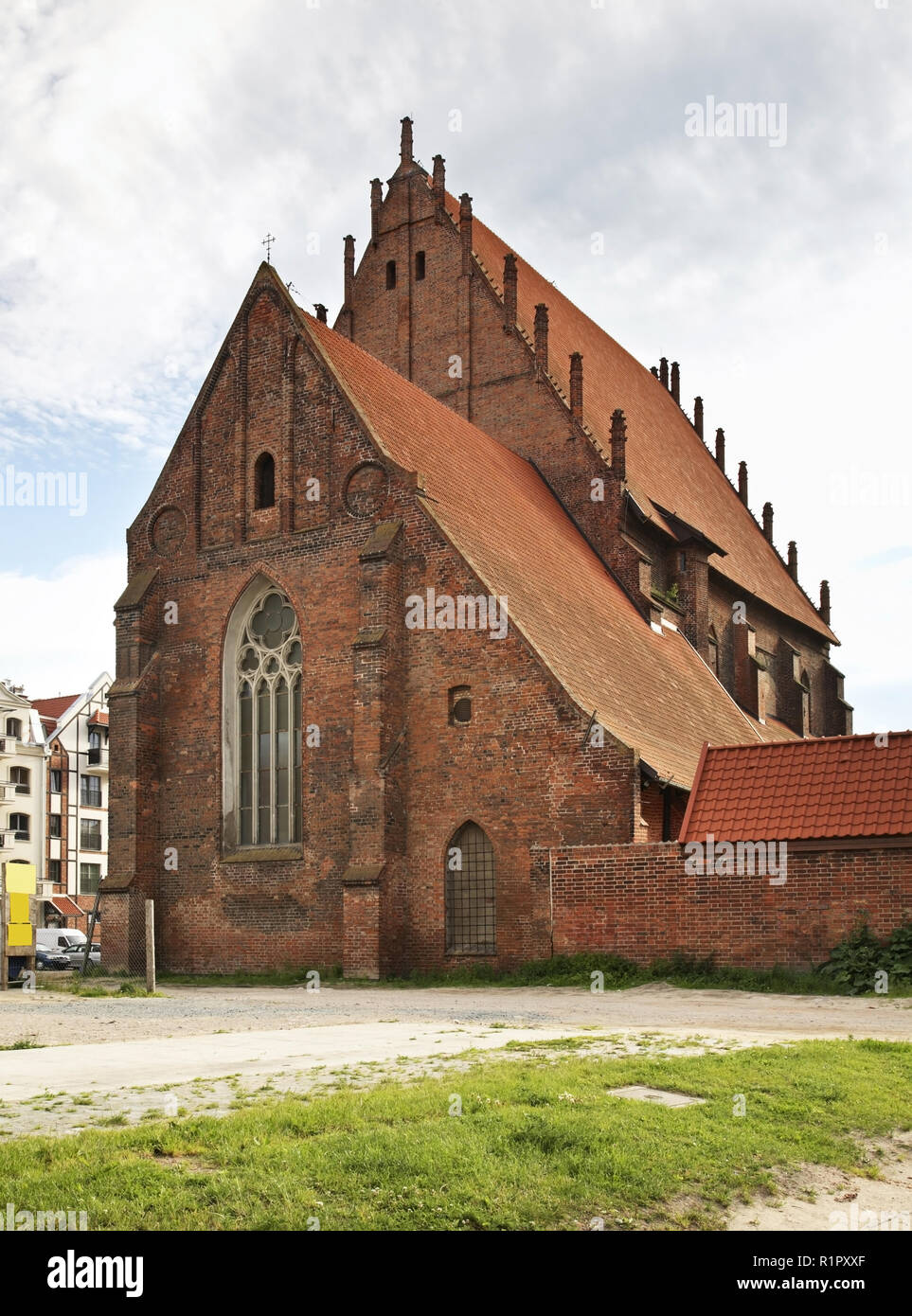 Former Dominican Monastery in Elblag. Warmian-Masurian voivodeship. Poland Stock Photo