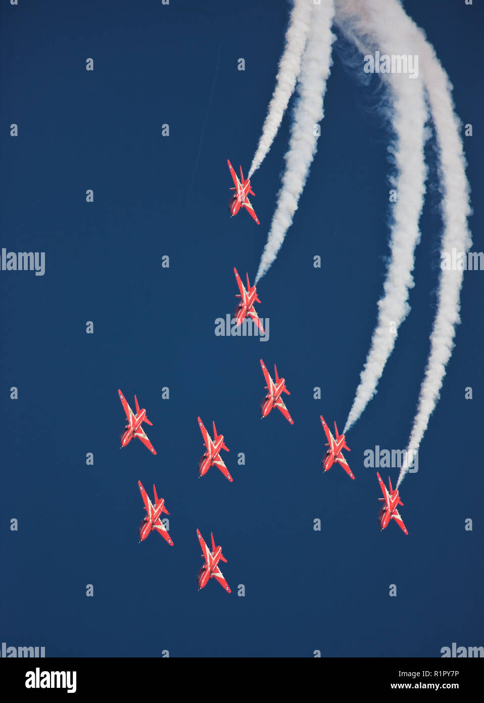 The Red Arrows Stock Photo Alamy