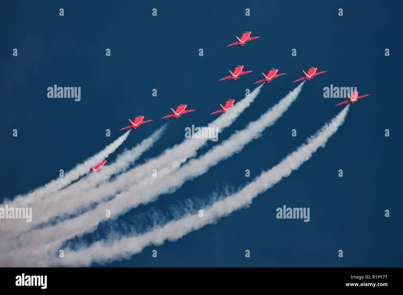 The Red Arrows Stock Photo