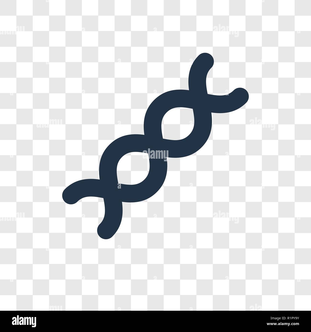 Dna Vector Icon Isolated On Transparent Background Dna Transparency Logo Concept Stock Vector Image Art Alamy
