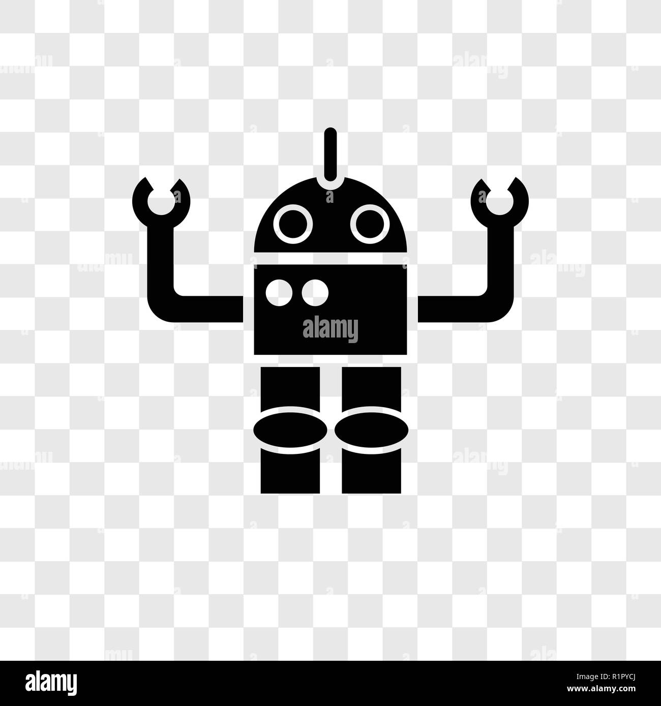 Robot Vector Icon Isolated On Transparent Background Robot Transparency Logo Concept Stock Vector Image Art Alamy Robot Vector Icon Isolated On Transparent Background Robot Transparency Logo Concept Stock Vector Image Art Alamy