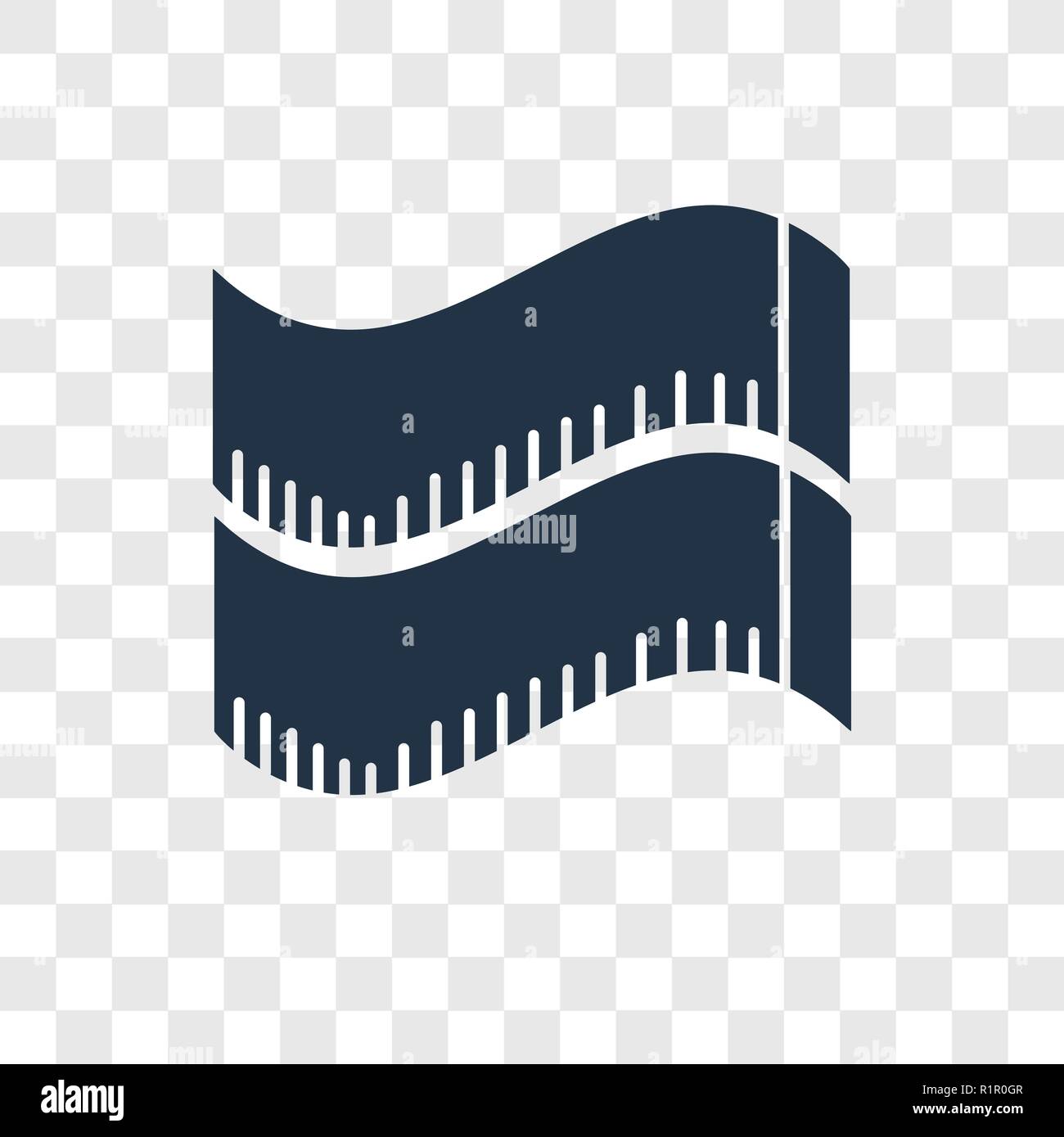 Meter vector icon isolated on transparent background, Meter ...