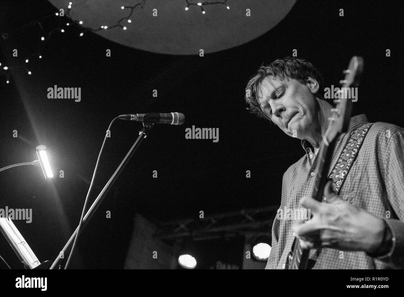 Thurston Moore (Thurston Moore Band, Thurston Moore Group, ex Sonic Youth) - May 2015 - Cluny Newcastle - Live concert photography Stock Photo