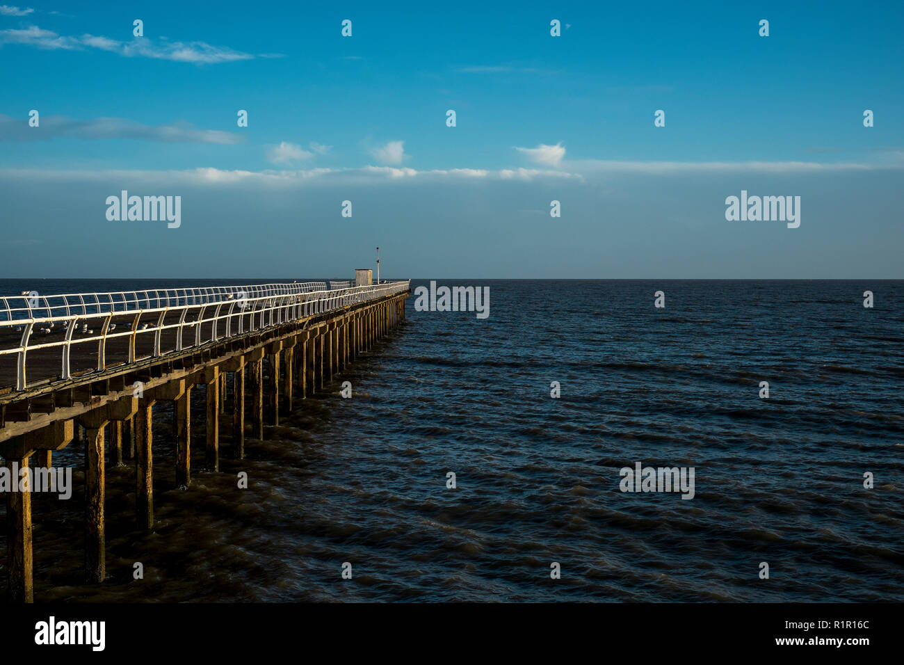 A view of Felixstowe pier in Felixstowe, Suffolk Stock Photo