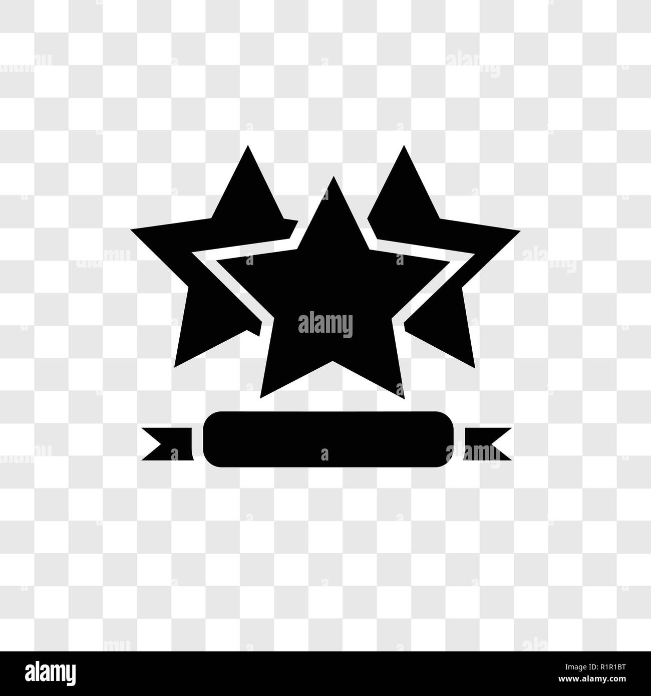 Rating vector icon isolated on transparent background, Rating