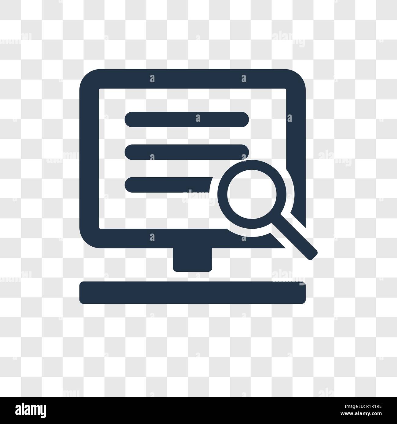 Data Vector Icon Isolated On Transparent Background Data Transparency 