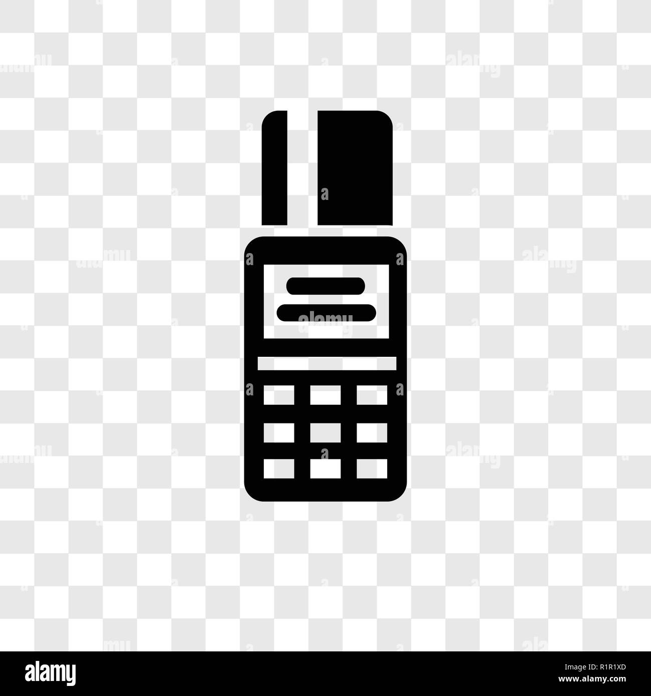 Payment method vector icon isolated on transparent background, Payment method transparency logo concept Stock Vector