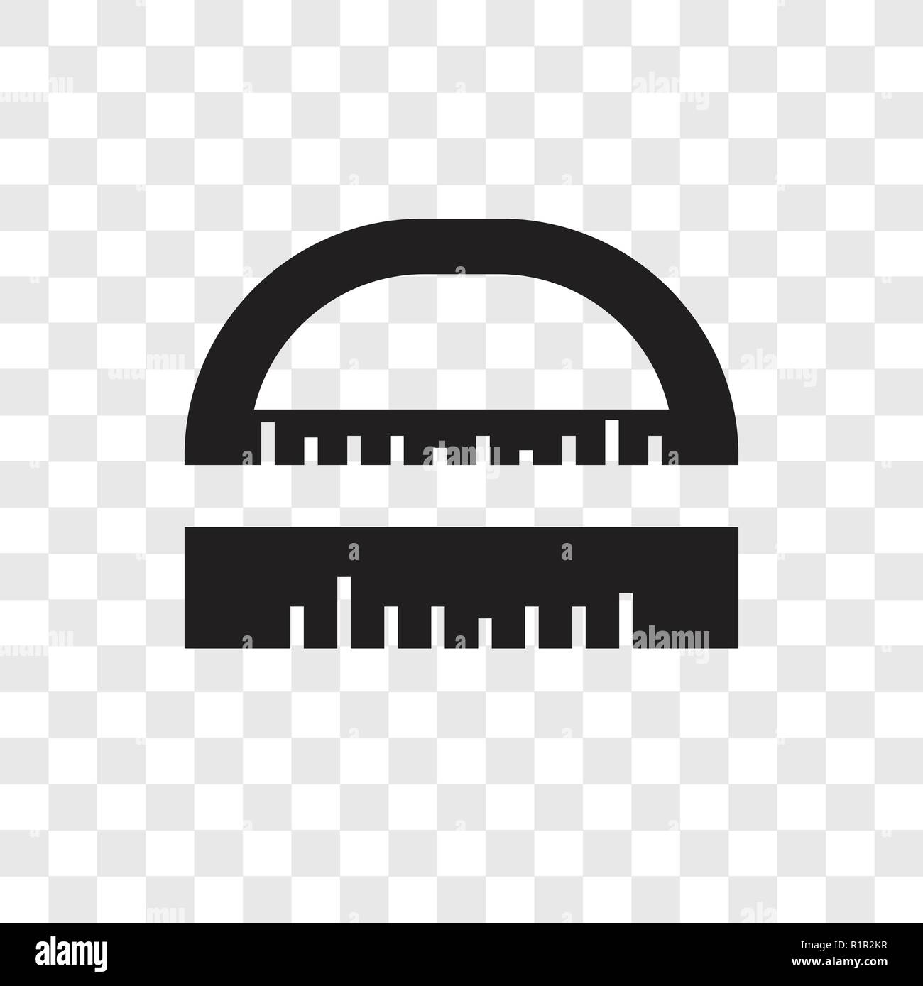 Measuring Tools vector icon isolated on transparent background