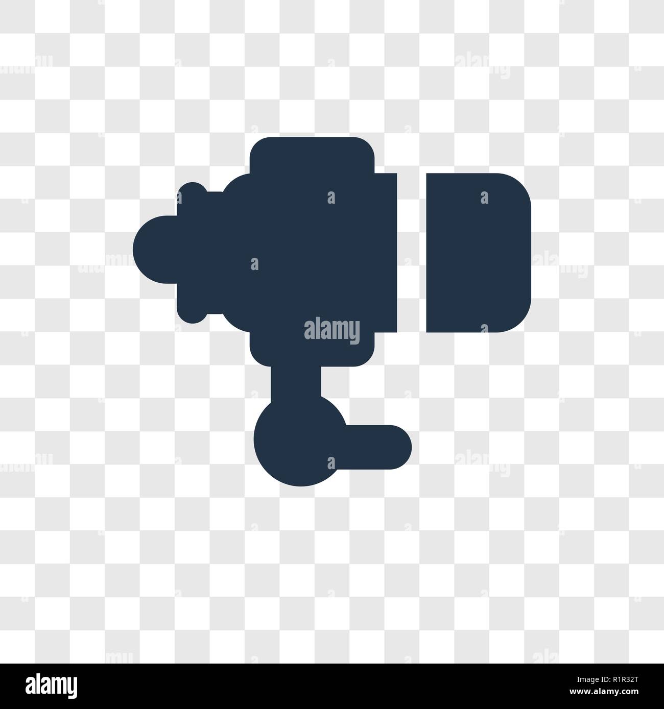 Objective vector icon isolated on transparent background, Objective ...
