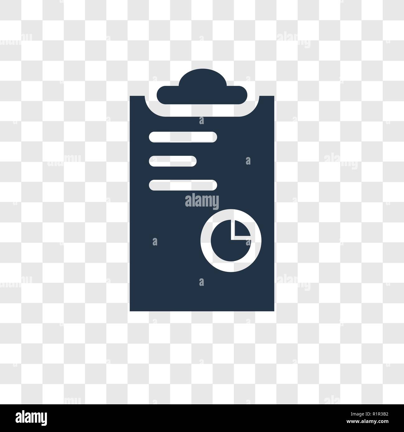 Padnote vector icon isolated on transparent background, Padnote transparency logo concept Stock Vector