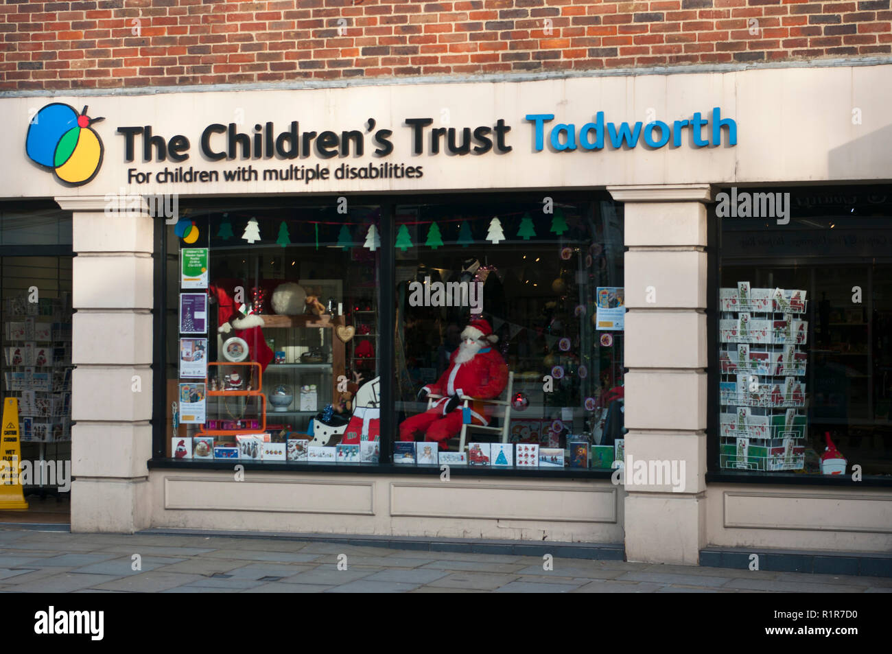 Exterior Of The Childrens Trust Tadworth Charity Shop Stock Photo Alamy