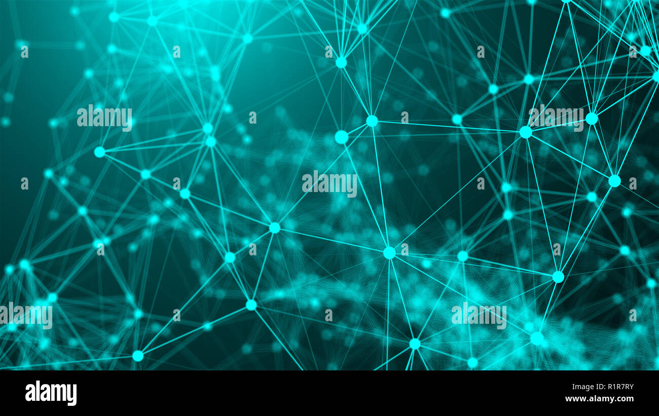 Abstract connection dots. Technology background. Network concept Stock  Photo - Alamy