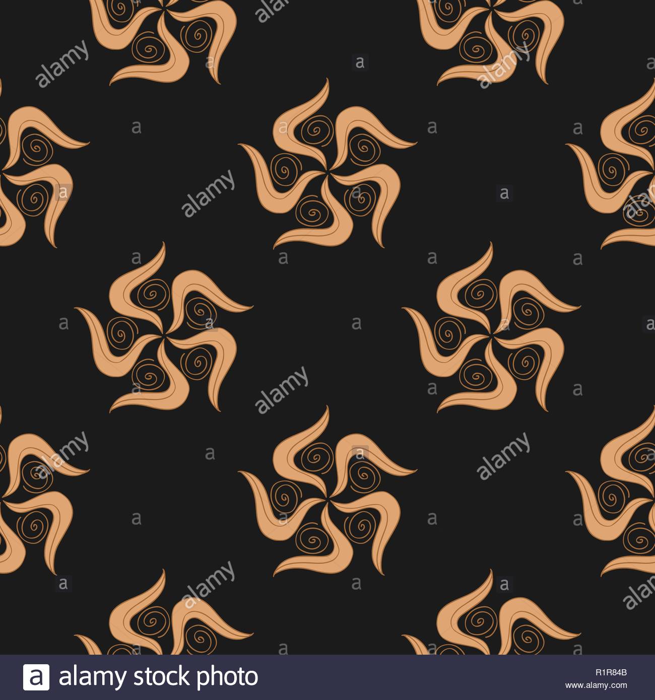 Baroque Decoupage Black Decoration Stock Photos \u0026 Baroque