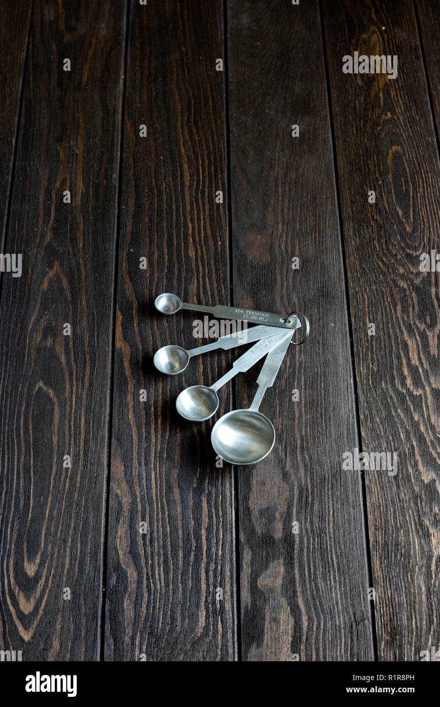 Measuring Spoons Stock Photo