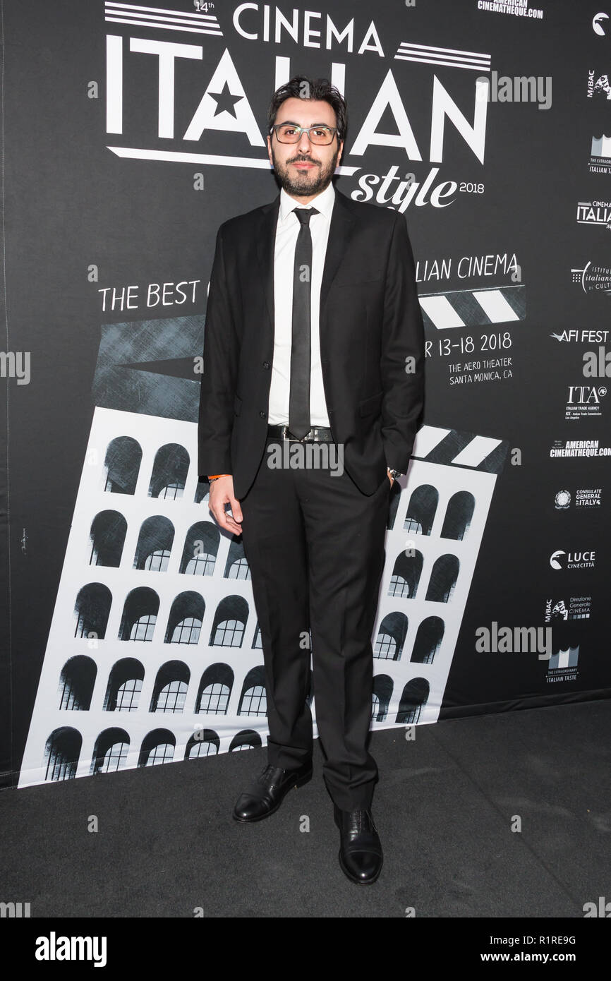 Los Angeles, USA. 13th November, 2018. Director Alessandro Grande attends  Cinema Italian Style'18 Opening Night Gala with Los Angeles premiere  screening of “DOGMAN” by Matteo Garrone in Egyptian Theater in Los Angeles