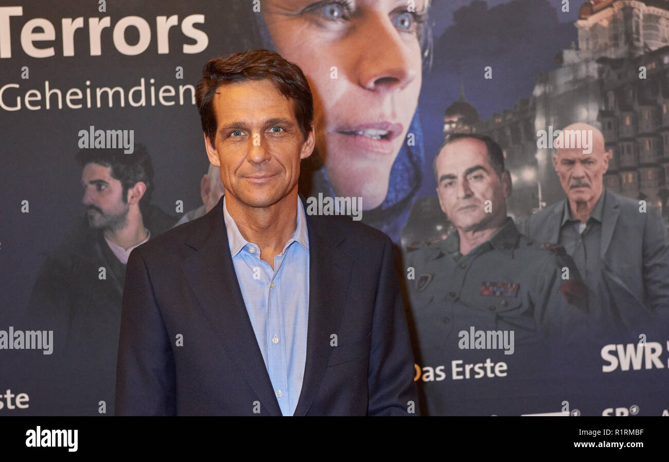 Berlin, Germany. 14th Nov, 2018. Actor Robert Seeliger at the preview of the ARD film 'Saat des Terrors' (Seeds of Terror) in the representation of the state of Baden-Württemberg at the Bund. Credit: Annette Riedl/dpa/Alamy Live News Stock Photo