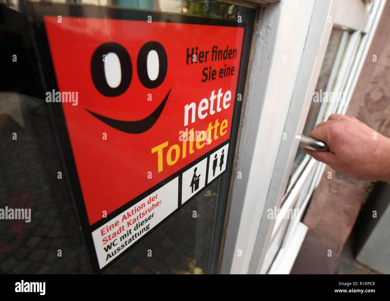 Karlsruhe Germany 14th Nov 2018 At The Entrance Door Of