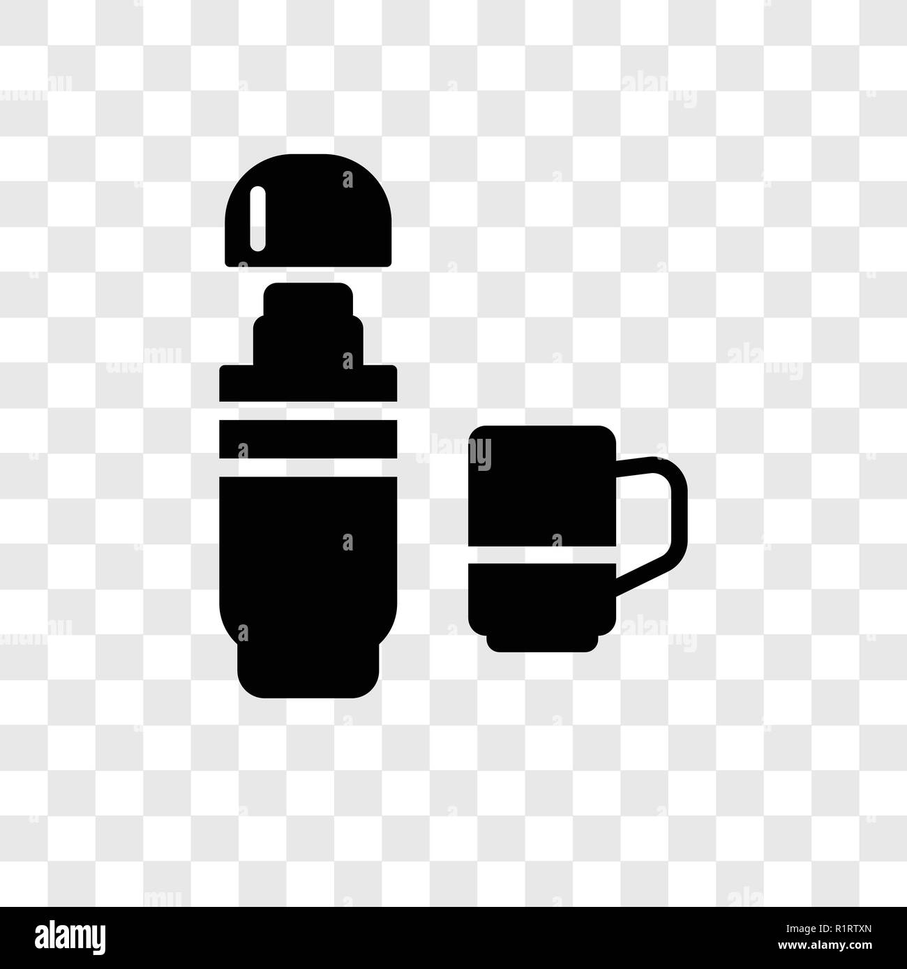 Thermos Icon Trendy Thermos Logo Concept Transparent Background Camping  Collection Stock Vector by ©bestvectorstock 239557380