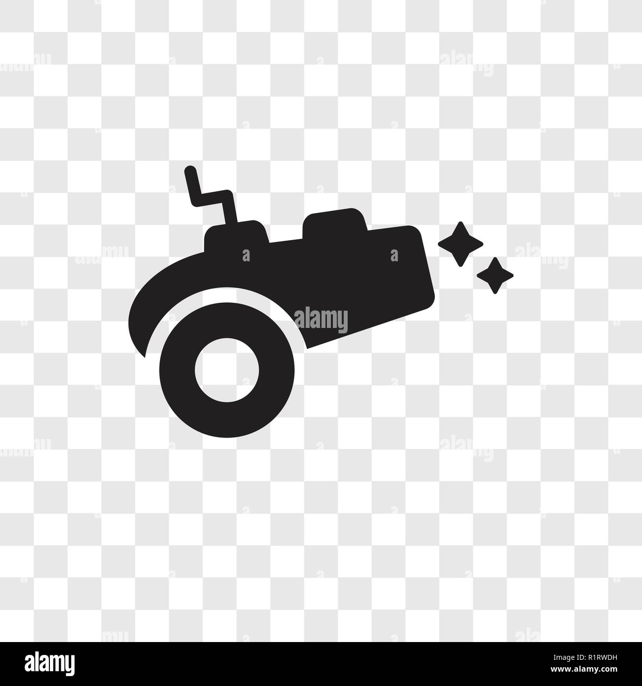 Cannon vector icon isolated on transparent background, Cannon ...