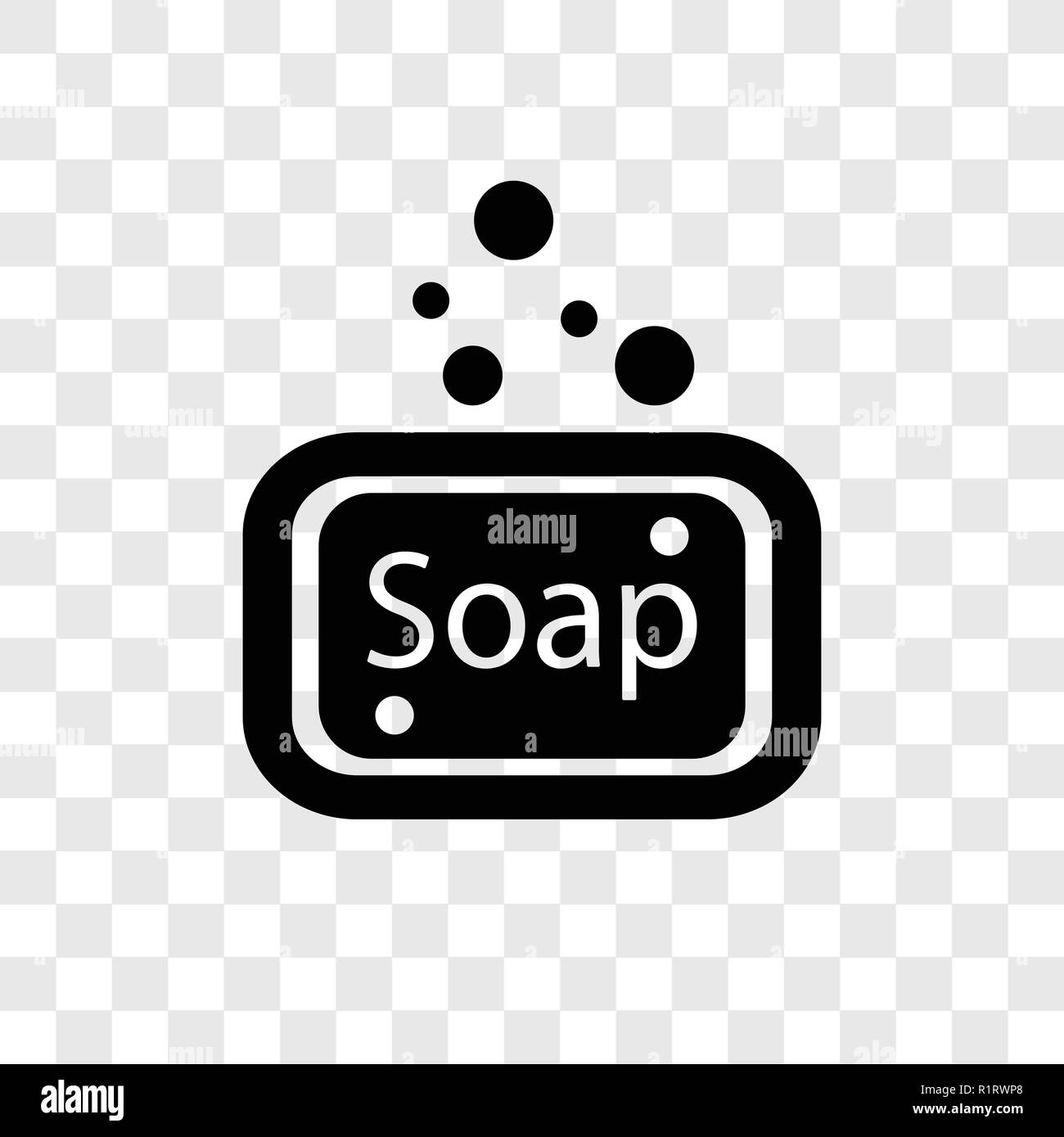 Sponge cleanin vector icon isolated on transparent background, Sponge cleanin transparency logo concept Stock Vector