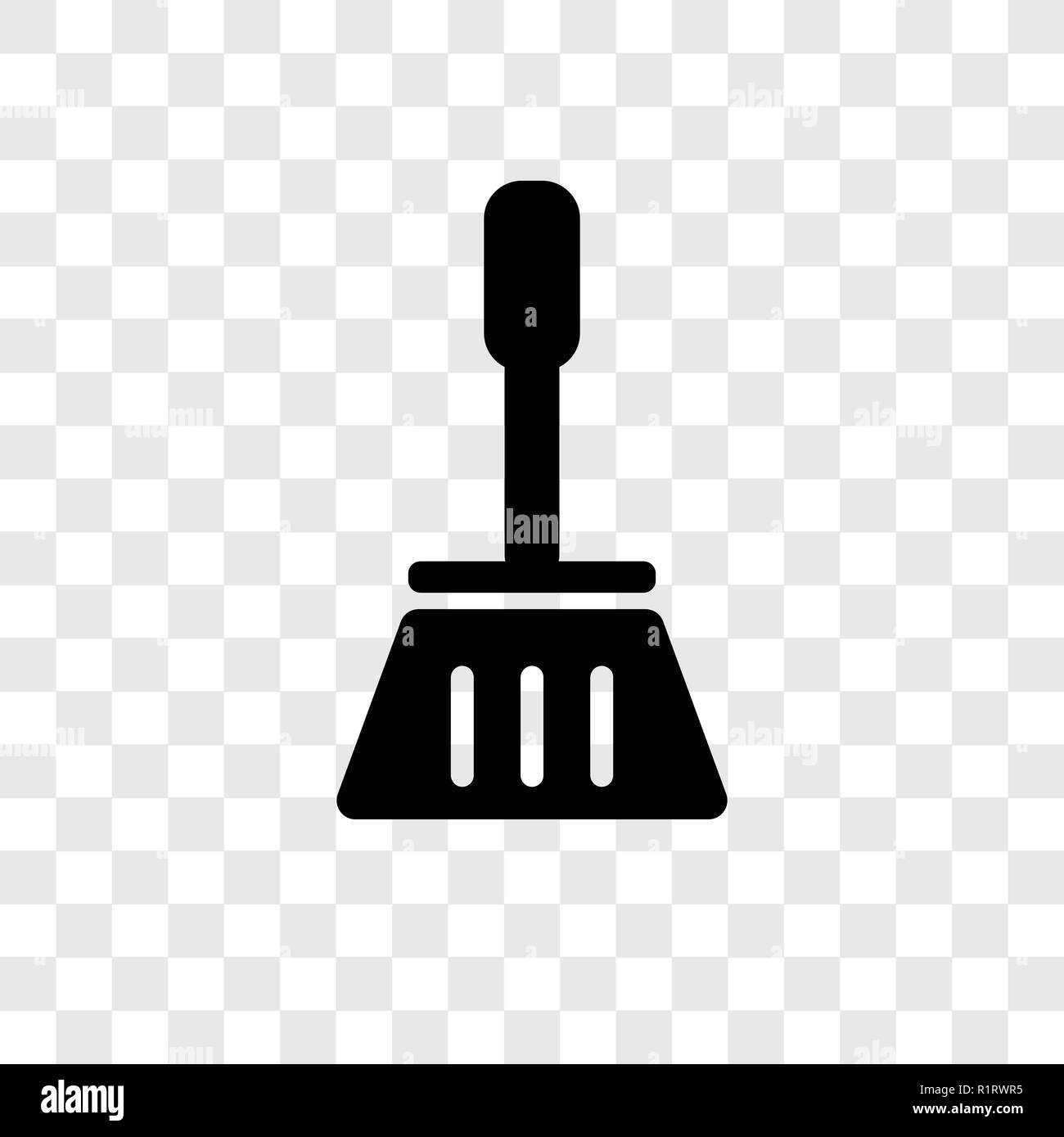 Broom cleanin vector icon isolated on transparent background, Broom ...
