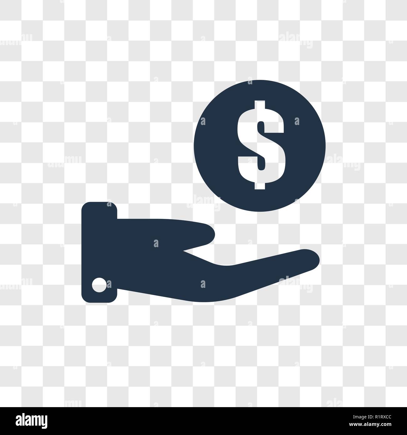 Coin Vector Icon Isolated On Transparent Background Coin