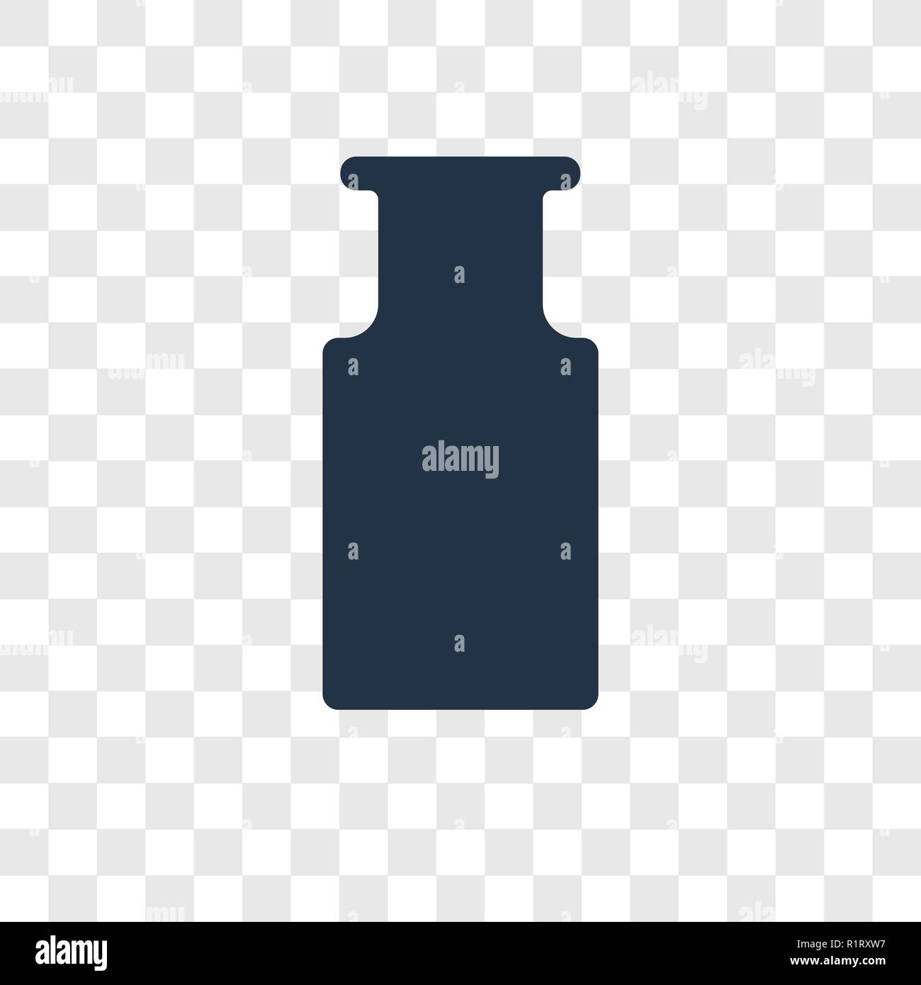 Milk vector icon isolated on transparent background, Milk transparency ...