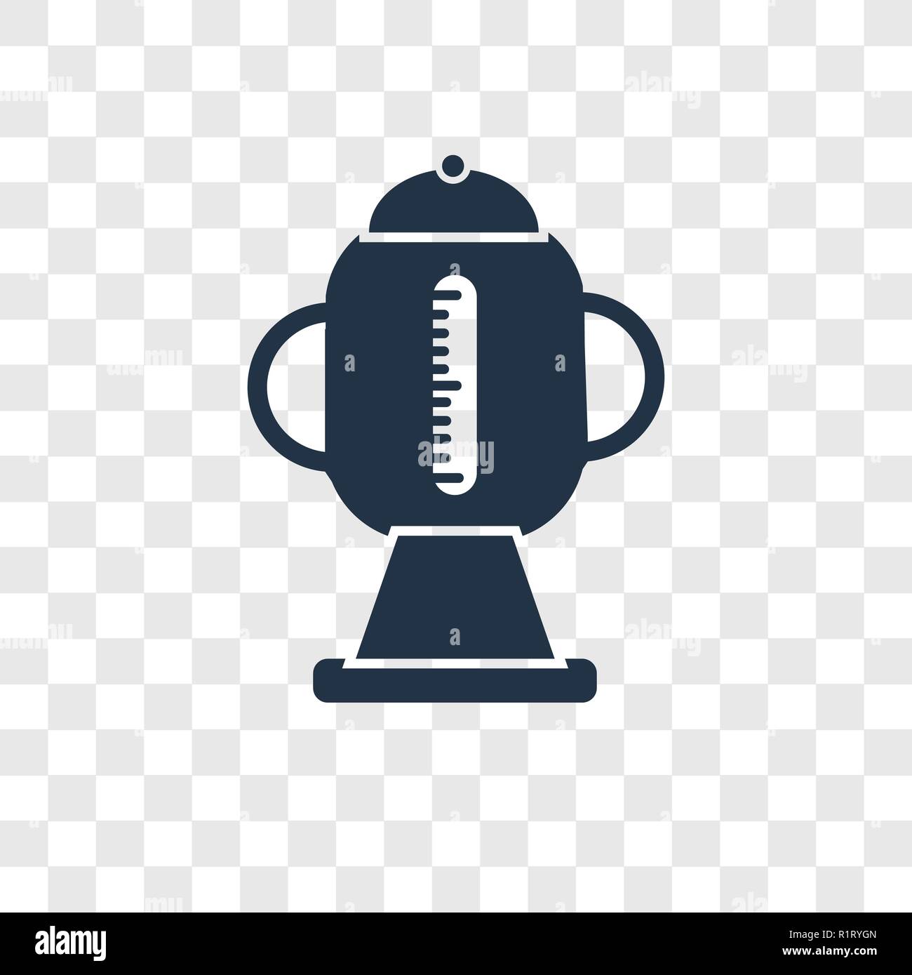 Kettle vector icon isolated on transparent background, Kettle ...