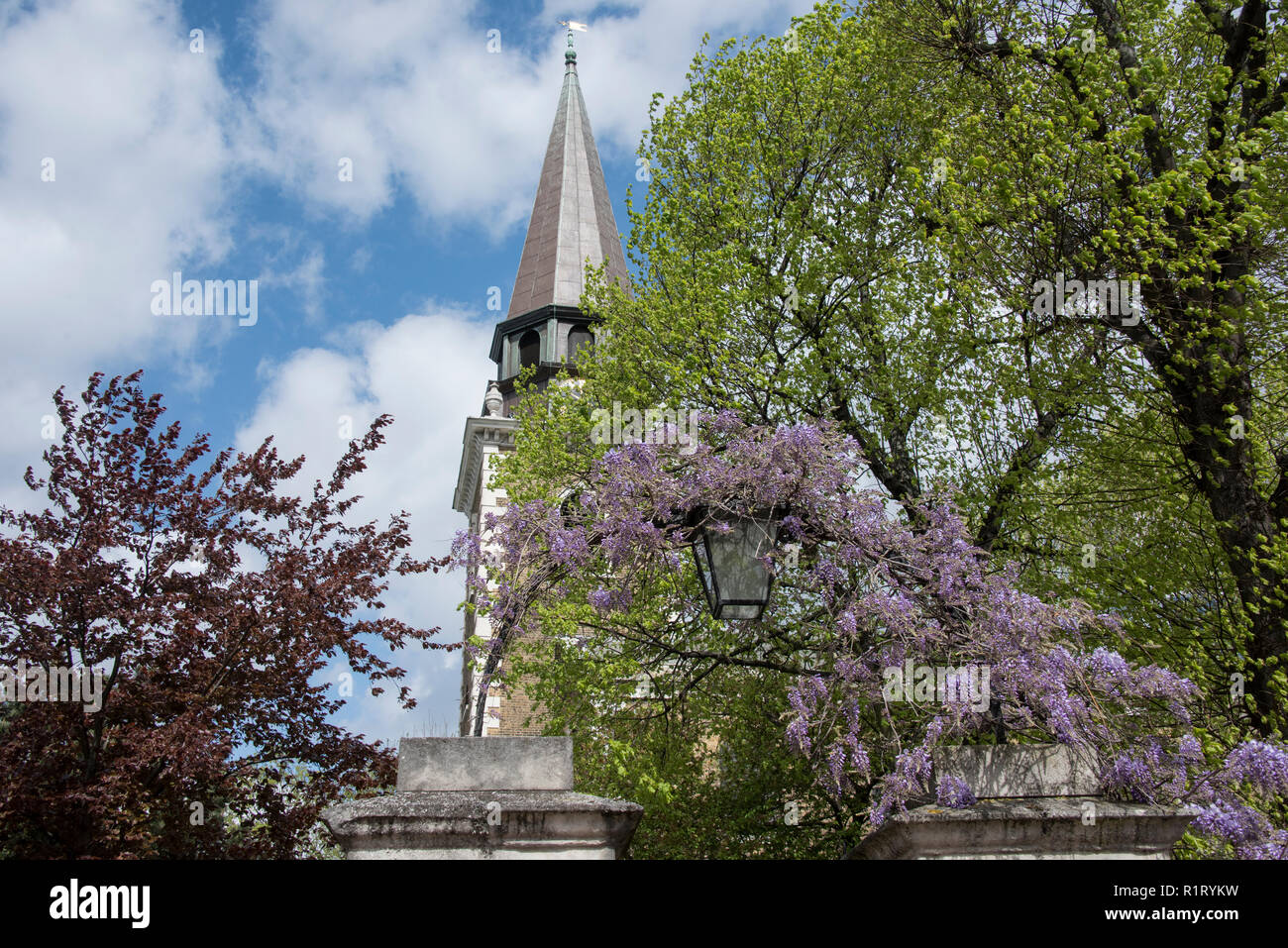 St Mary's Church, Battersea. London. Stock Photo