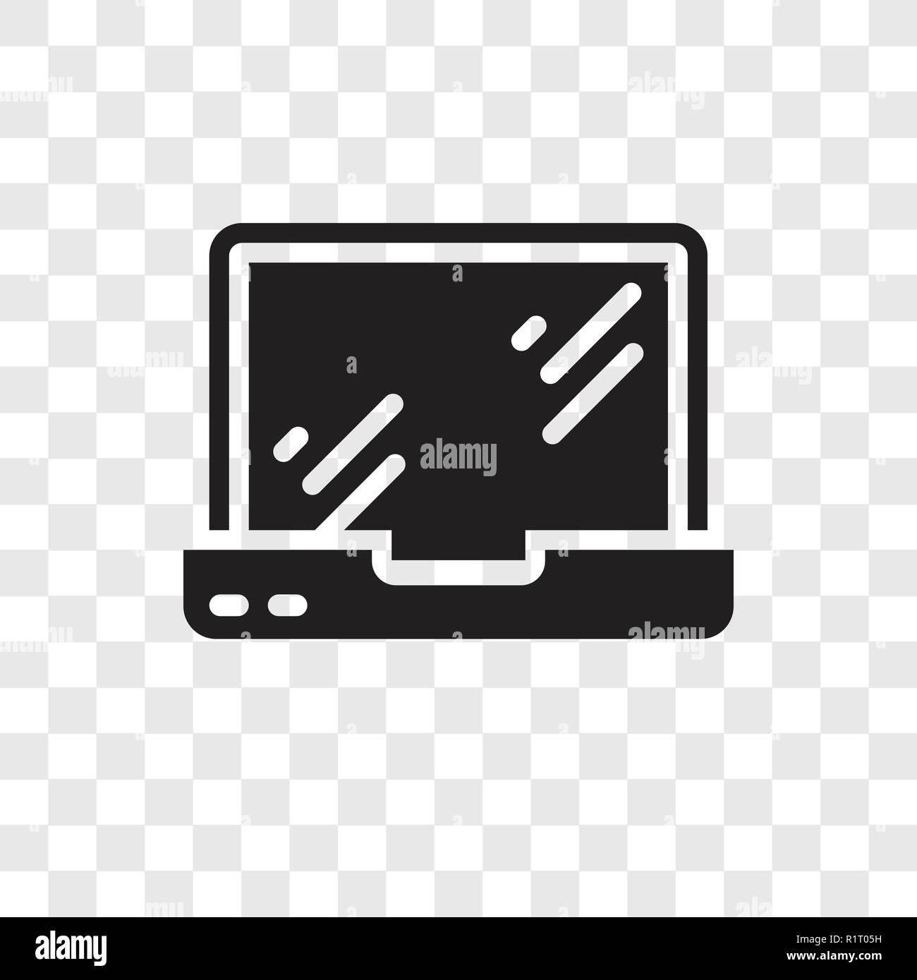 Macbook vector icon isolated on transparent background, Macbook  transparency logo concept Stock Vector Image & Art - Alamy