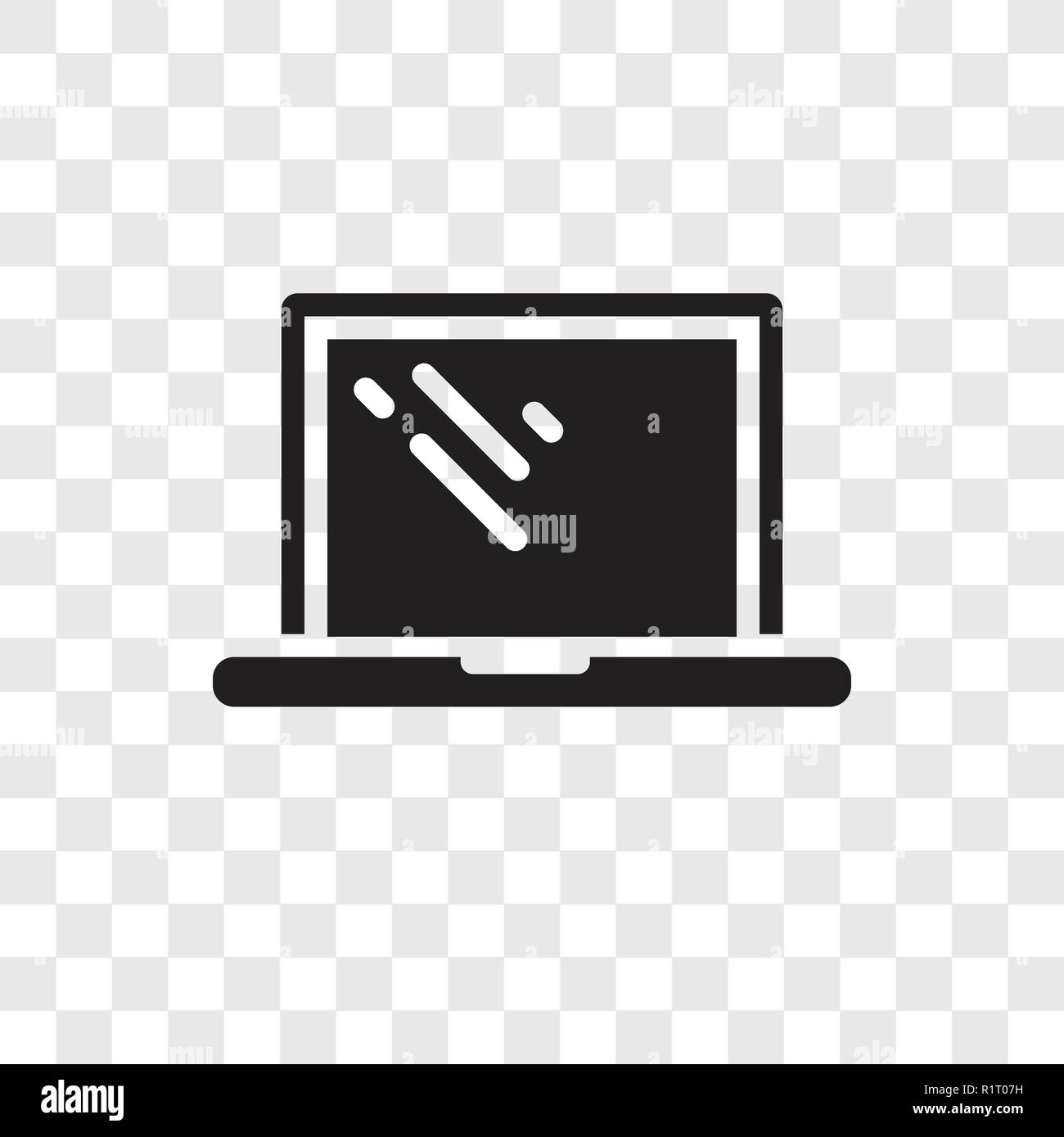 Macbook vector icon isolated on transparent background, Macbook  transparency logo concept Stock Vector Image & Art - Alamy