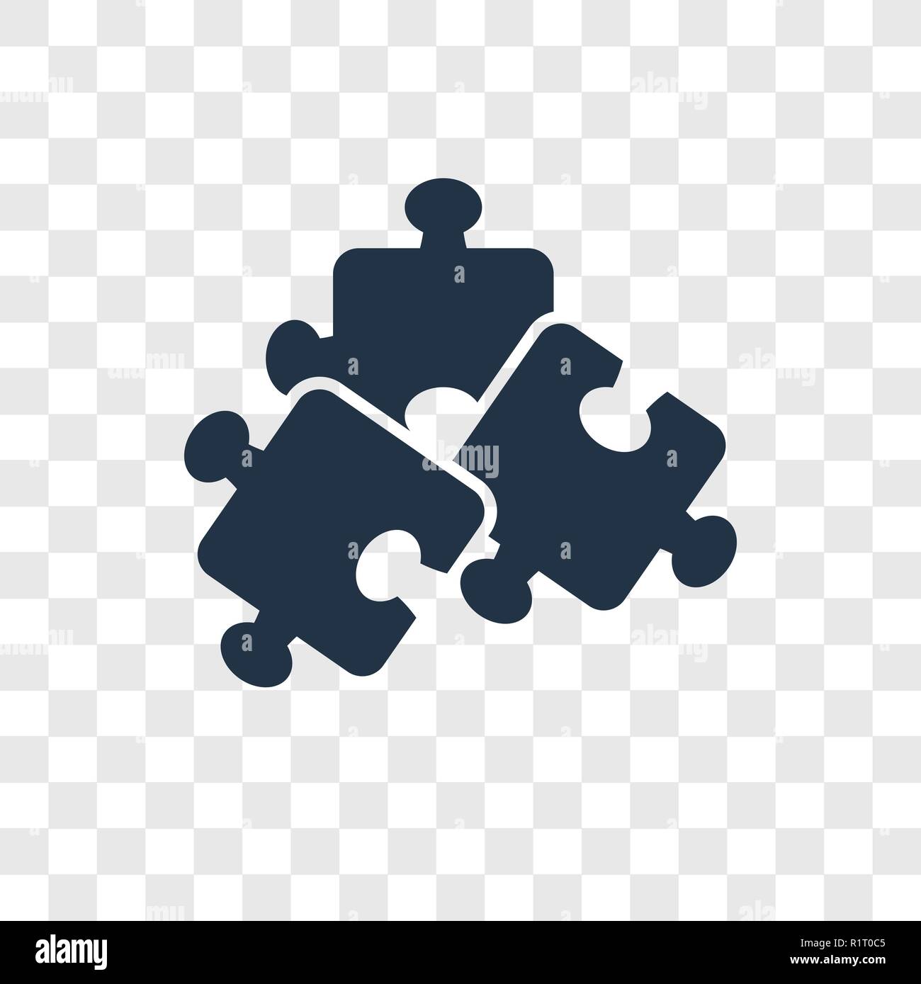 Puzzle Toy Vector Icon Isolated On Transparent Background Puzzle Toy Transparency Logo Concept Stock Vector Image Art Alamy