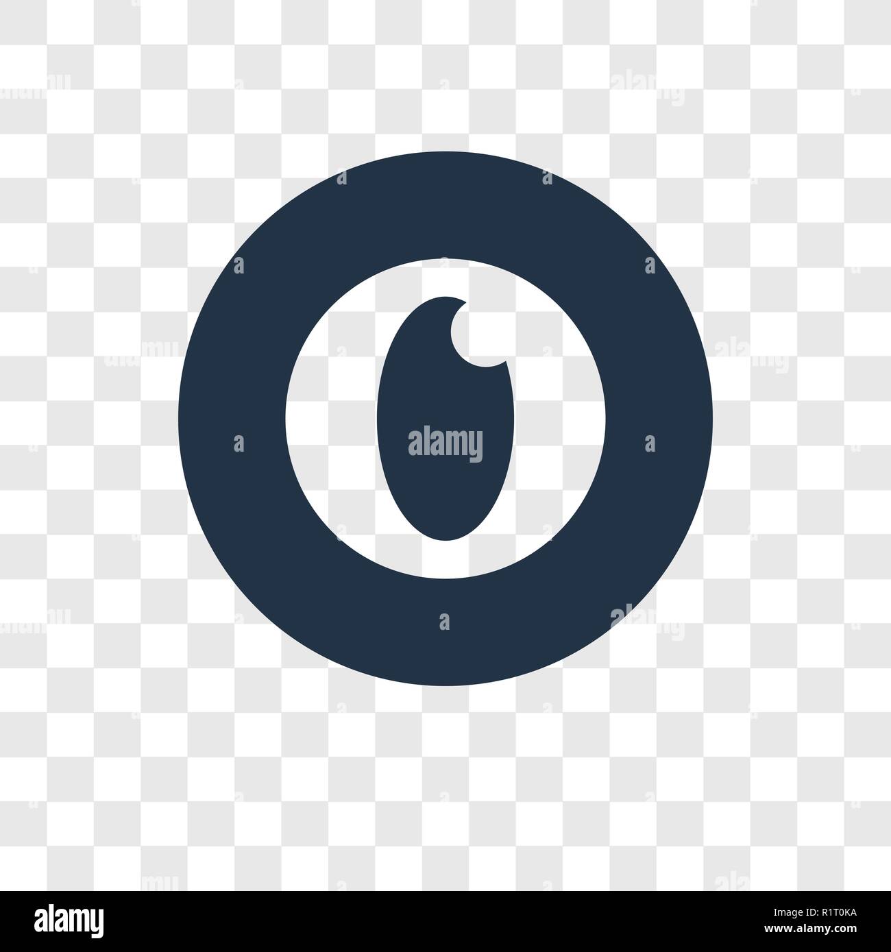 Webcam vector icon isolated on transparent background, Webcam transparency logo concept Stock Vector