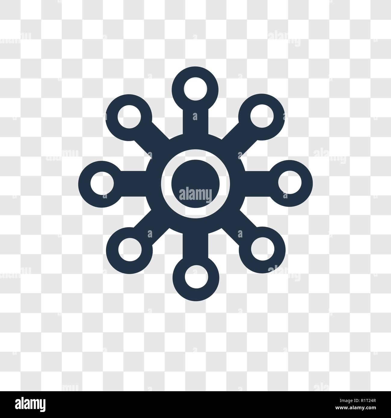 Gods shield vector icon isolated on transparent background, Gods shield transparency logo concept Stock Vector