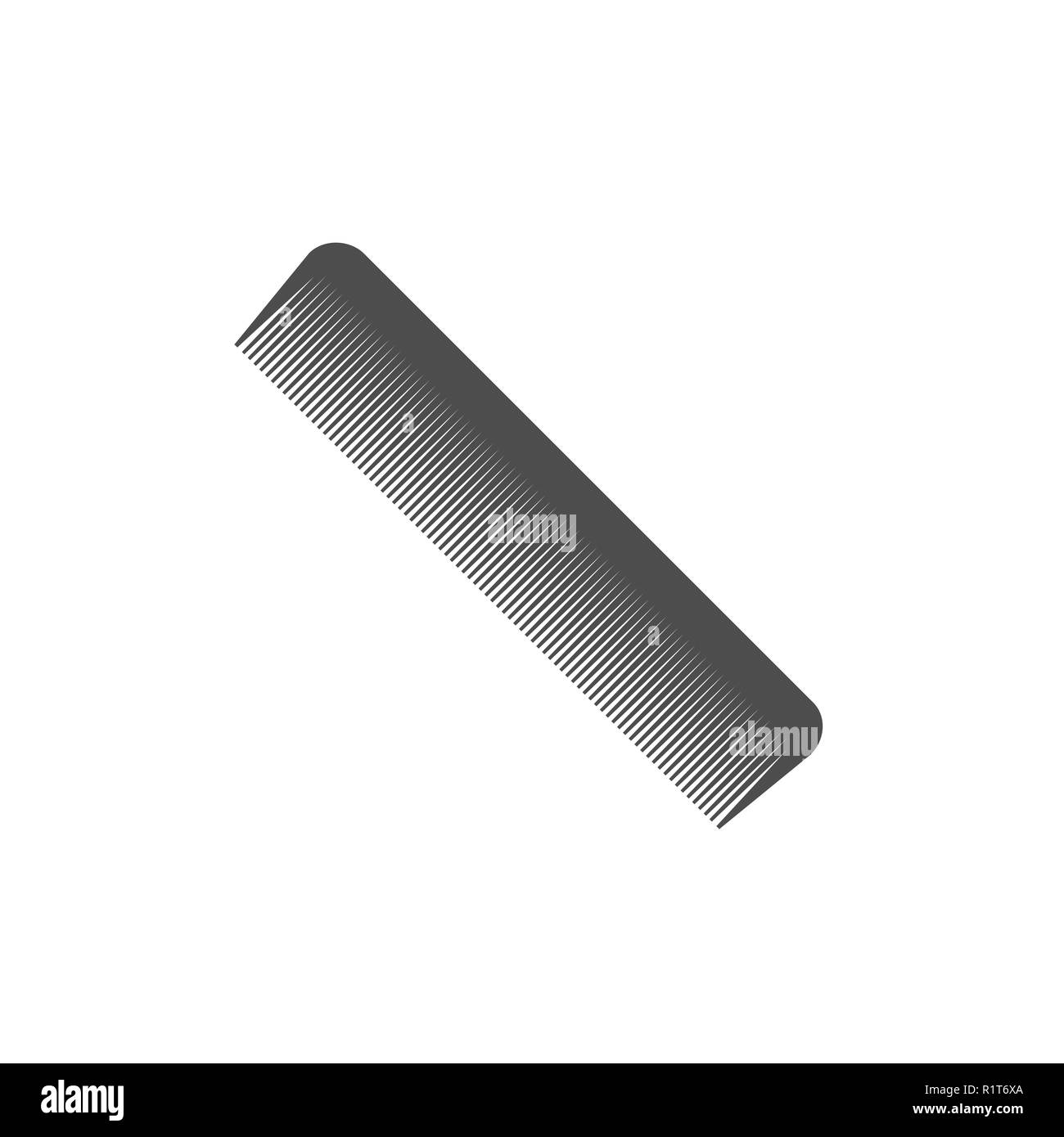 Grey brush flat icon Black and White Stock Photos & Images - Alamy