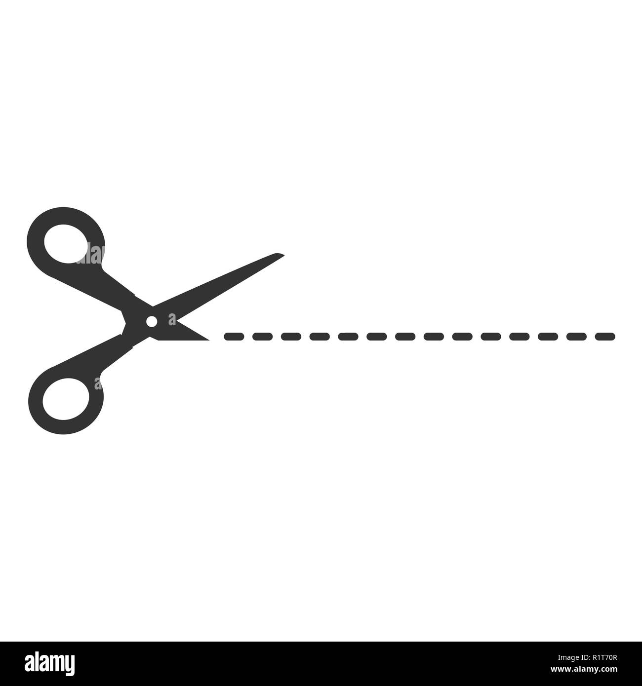 Crop, cut cutting scissors icon Stock Vector Image & Art Alamy