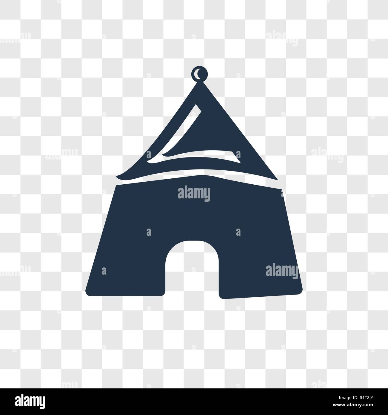 Amusement park vector icon isolated on transparent background ...
