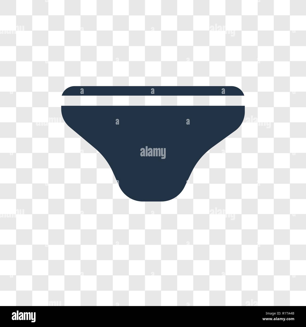 Swimsuit vector icon isolated on transparent background, Swimsuit ...