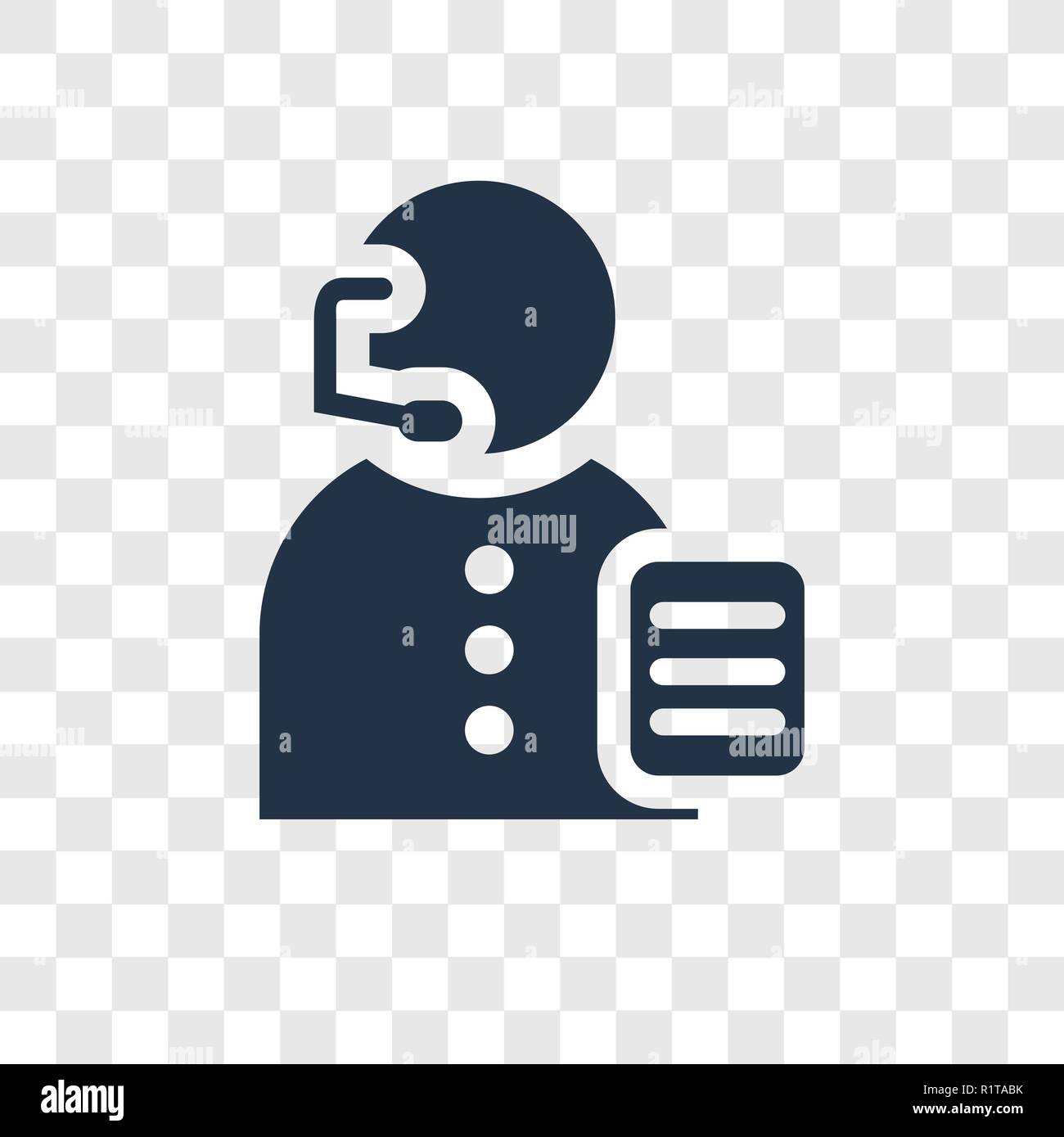 Operator vector icon isolated on transparent background, Operator ...