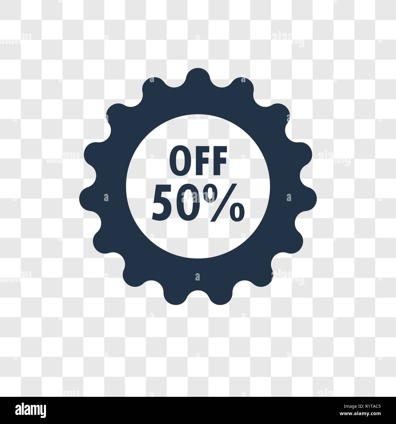 Discount vector icon isolated on transparent background, Discount  transparency logo concept Stock Vector Image & Art - Alamy