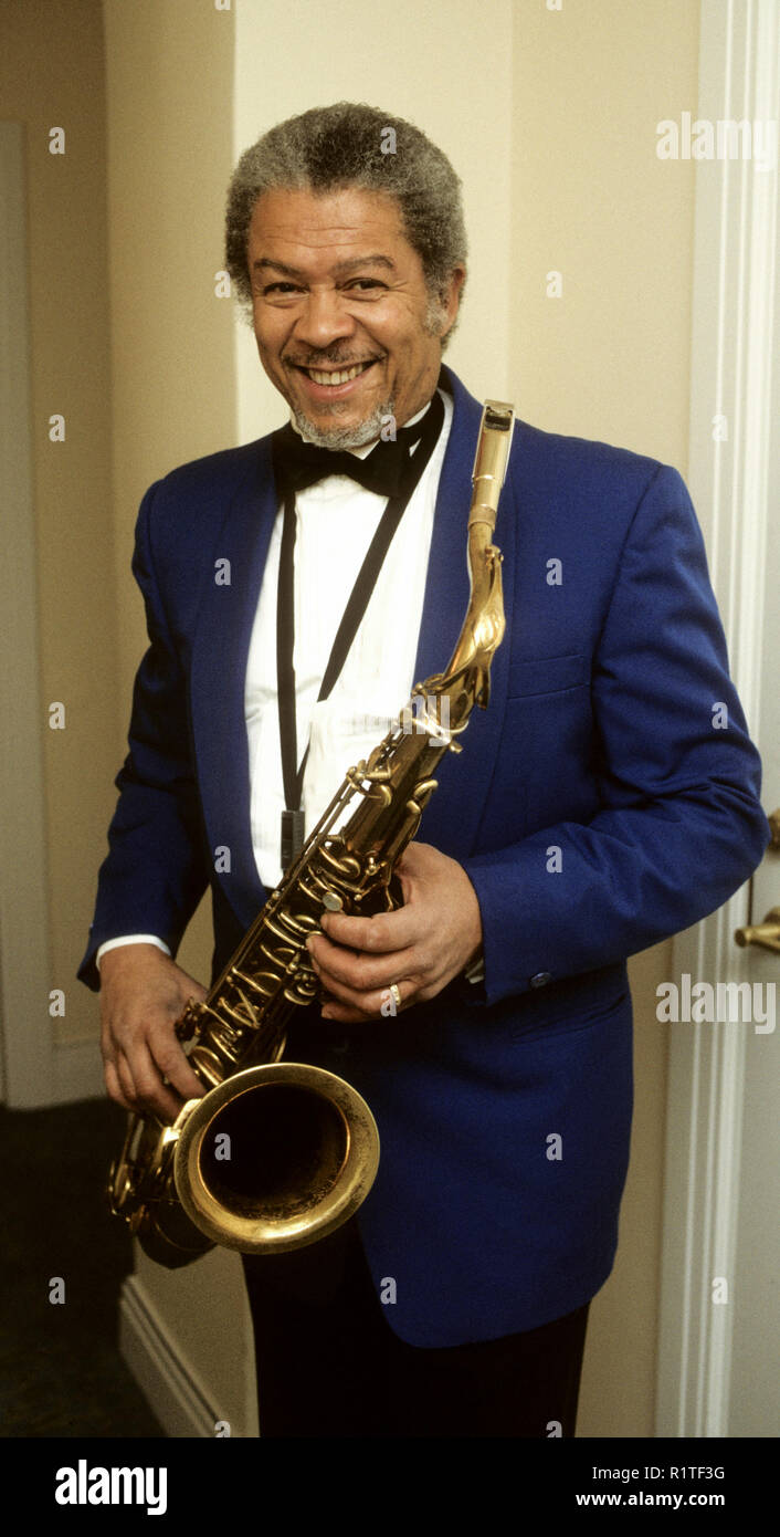 FRANK FOSTER American jazz musician saxophonist Stock Photo