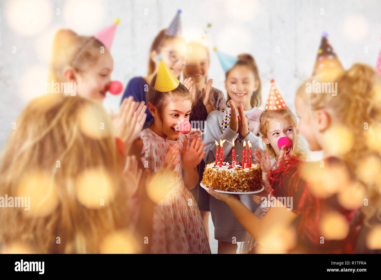 A celebration of children's birthday Stock Photo Alamy