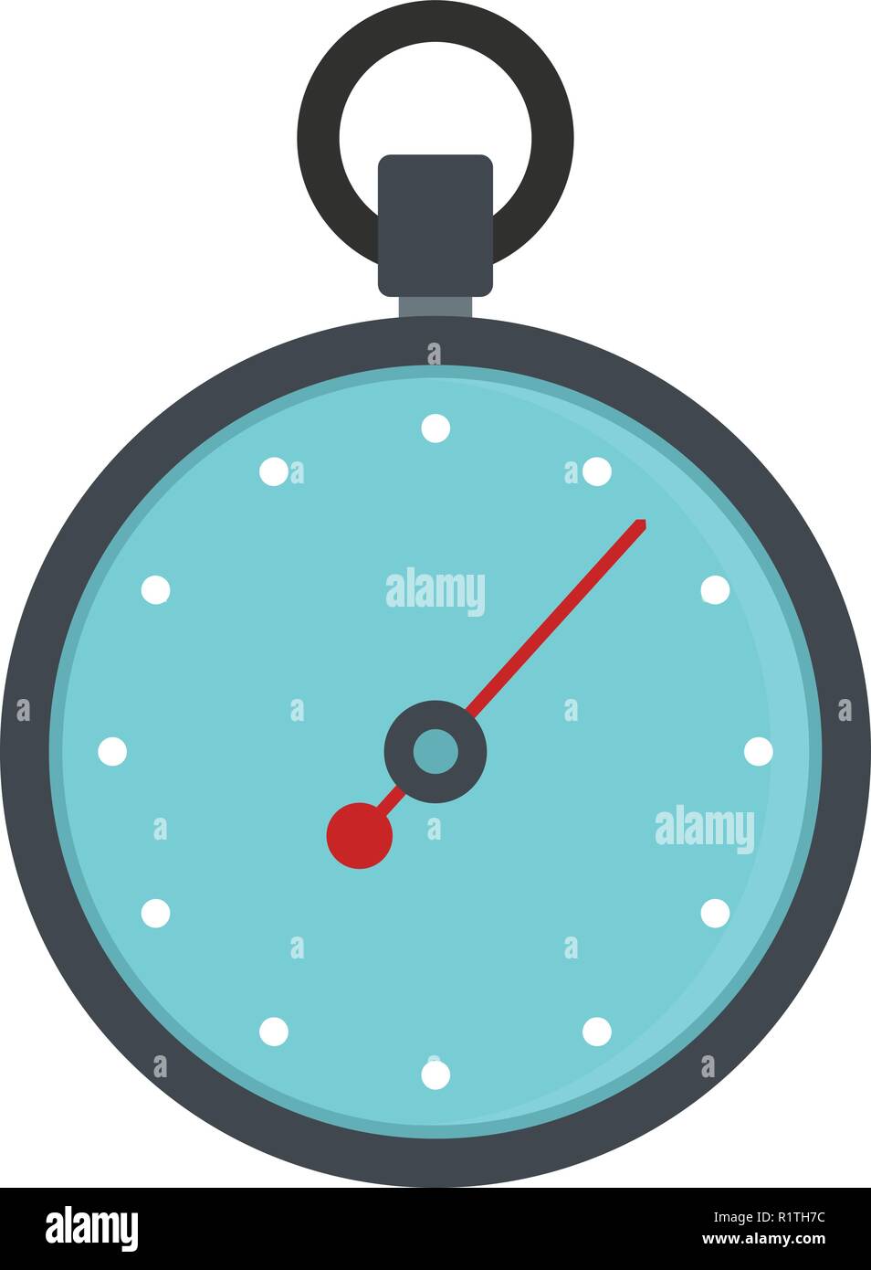 Stopwatch icon. Flat illustration of stopwatch vector icon isolated on ...